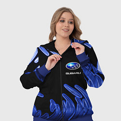 Женский 3D-костюм Subaru, цвет: 3D-синий — фото 2