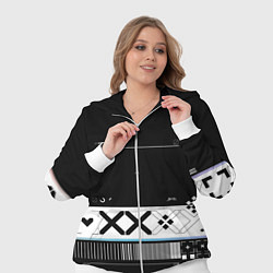 Женский 3D-костюм Desert Eagle: Printstream Black, цвет: 3D-белый — фото 2