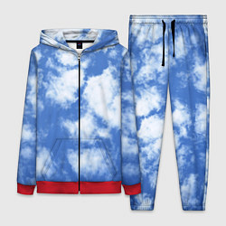 Женский 3D-костюм ОБЛАКА, цвет: 3D-красный