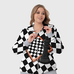 Женский 3D-костюм Шахматы, цвет: 3D-меланж — фото 2