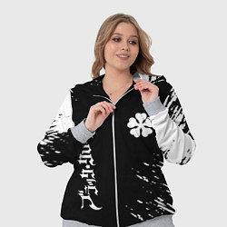 Женский 3D-костюм Черный клевер, цвет: 3D-меланж — фото 2