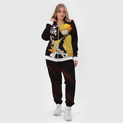 Женский 3D-костюм КЛИНОК РАССЕКАЮЩИЙ ДЕМОНОВ, цвет: 3D-белый — фото 2