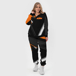 Женский 3D-костюм KTM КТМ, цвет: 3D-черный — фото 2