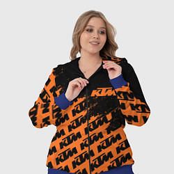 Женский 3D-костюм KTM КТМ, цвет: 3D-синий — фото 2