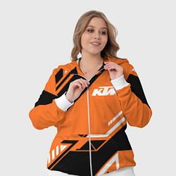 Женский 3D-костюм KTM КТМ SPORT, цвет: 3D-белый — фото 2