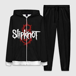 Женский 3D-костюм Slipknot Надпись, цвет: 3D-белый