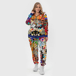 Женский 3D-костюм CUPHEAD, цвет: 3D-синий — фото 2