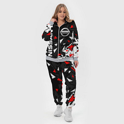 Женский 3D-костюм NISSAN НИССАН ОСКОЛКИ, цвет: 3D-меланж — фото 2