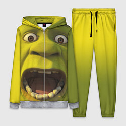 Женский 3D-костюм Shrek is Yelling, цвет: 3D-меланж