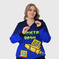 Женский 3D-костюм Geometry Dash, цвет: 3D-черный — фото 2