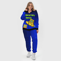 Женский 3D-костюм Geometry Dash, цвет: 3D-черный — фото 2