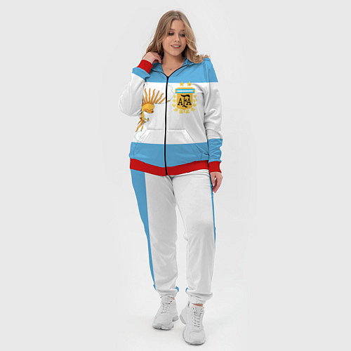 Женский костюм Сборная Аргентины / 3D-Красный – фото 4