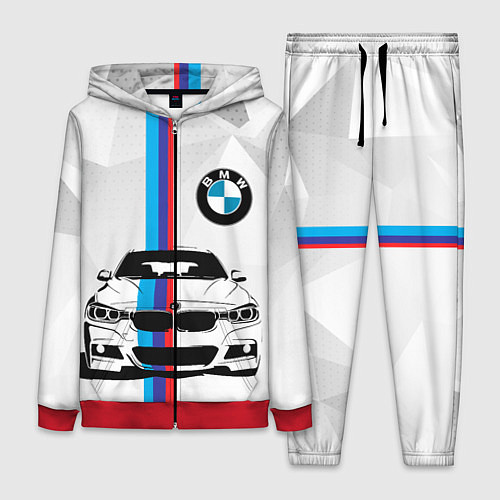 Женский костюм BMW БМВ M PERFORMANCE / 3D-Красный – фото 1