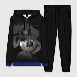 Женский 3D-костюм Resident Evil Леди Димитреску, цвет: 3D-синий