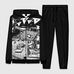 Женский 3D-костюм Initial d, цвет: 3D-черный