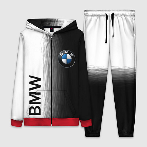 Женский костюм Black and White BMW / 3D-Красный – фото 1