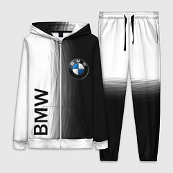 Женский 3D-костюм Black and White BMW, цвет: 3D-белый