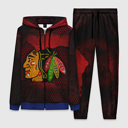 Женский 3D-костюм CHICAGO NHL, цвет: 3D-синий