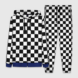 Женский 3D-костюм Шахматист, цвет: 3D-синий