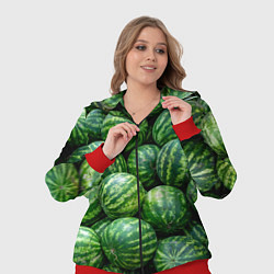 Женский 3D-костюм Арбузы, цвет: 3D-красный — фото 2