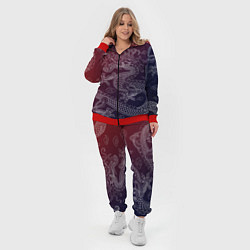 Женский 3D-костюм Традиционный китайский дракон, цвет: 3D-красный — фото 2