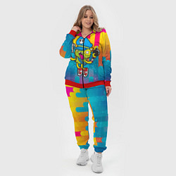 Женский 3D-костюм Crazy Bomberman, цвет: 3D-красный — фото 2