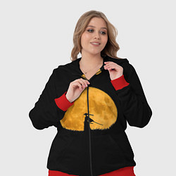 Женский 3D-костюм Путь самурая, цвет: 3D-красный — фото 2