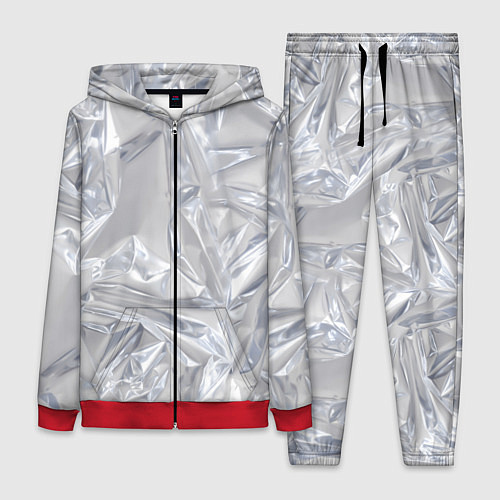 Женский костюм Голографичная фольга / 3D-Красный – фото 1