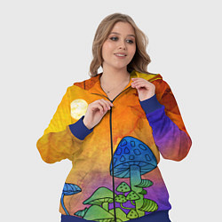 Женский 3D-костюм Заколдованный лес, цвет: 3D-синий — фото 2