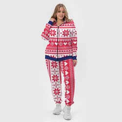Женский 3D-костюм Новогодний уют, цвет: 3D-синий — фото 2