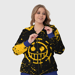 Женский 3D-костюм ONE PIECE PIRATES ВАН ПИС ПИРАТЫ ЖЁЛТЫЙ, цвет: 3D-синий — фото 2