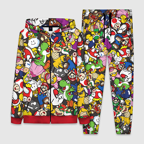 Женский костюм Mario ALLSTARS / 3D-Красный – фото 1