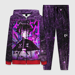 Женский 3D-костюм Cyberpunk Samurai Anime, цвет: 3D-красный