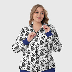 Женский 3D-костюм Patern Halloween 8, цвет: 3D-синий — фото 2