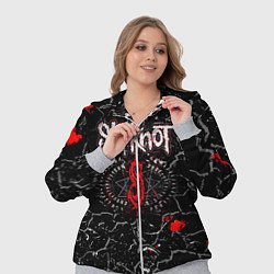 Женский 3D-костюм Slipknot Rock Слипкнот Музыка Рок Гранж, цвет: 3D-меланж — фото 2
