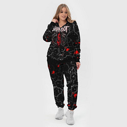 Женский 3D-костюм Slipknot Rock Слипкнот Музыка Рок Гранж, цвет: 3D-черный — фото 2