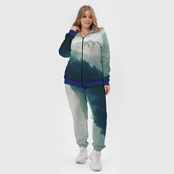 Женский 3D-костюм ДРАКОНЫ НАД ЛЕСОМ DRAGON, цвет: 3D-синий — фото 2