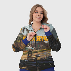 Женский 3D-костюм Far Cry 6 game art, цвет: 3D-синий — фото 2