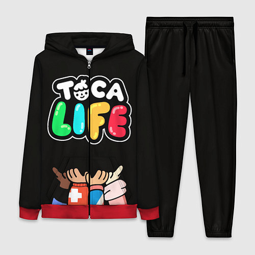 Женский костюм Toca Life: Friends / 3D-Красный – фото 1