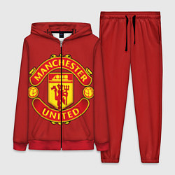 Женский 3D-костюм Manchester United F C, цвет: 3D-красный