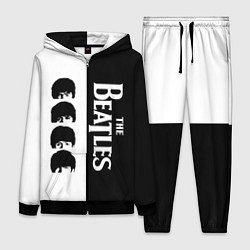 Женский 3D-костюм The Beatles черно - белый партер, цвет: 3D-черный