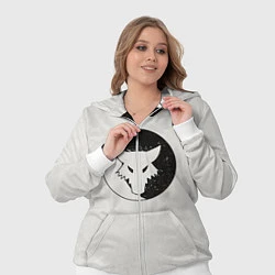 Женский 3D-костюм Лунные волки ранний лого цвет легиона, цвет: 3D-белый — фото 2