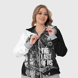 Женский 3D-костюм THE LAST OF US ЧЁРНО БЕЛЫЙ, цвет: 3D-меланж — фото 2