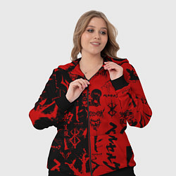 Женский 3D-костюм BERSERK BLACK RED БЕРСЕРК ПАТТЕРН, цвет: 3D-черный — фото 2