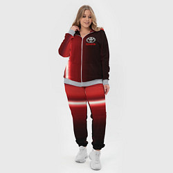 Женский 3D-костюм Toyota В полоску, цвет: 3D-меланж — фото 2