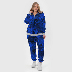 Женский 3D-костюм SONIC BLUE PATTERN СИНИЙ ЁЖ, цвет: 3D-меланж — фото 2