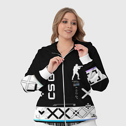 Женский 3D-костюм Поток информации СS:GO, цвет: 3D-белый — фото 2