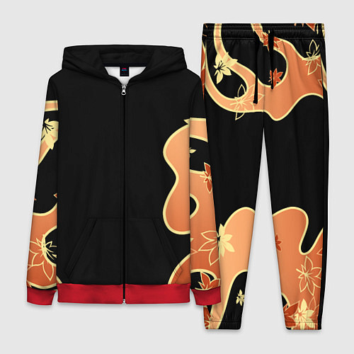 Женский костюм КАДЗУХА ПАТТЕРН / 3D-Красный – фото 1