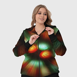 Женский 3D-костюм Вспышка света в виде ярких линий, цвет: 3D-черный — фото 2