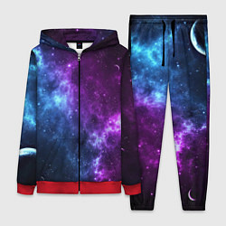 Женский 3D-костюм NEON GALAXY НЕОНОВЫЙ КОСМОС, цвет: 3D-красный